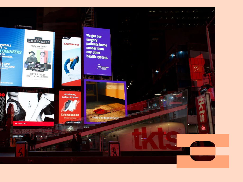 IAMBIC Revolutionizes Luxury Footwear with Times Square Billboard Debut