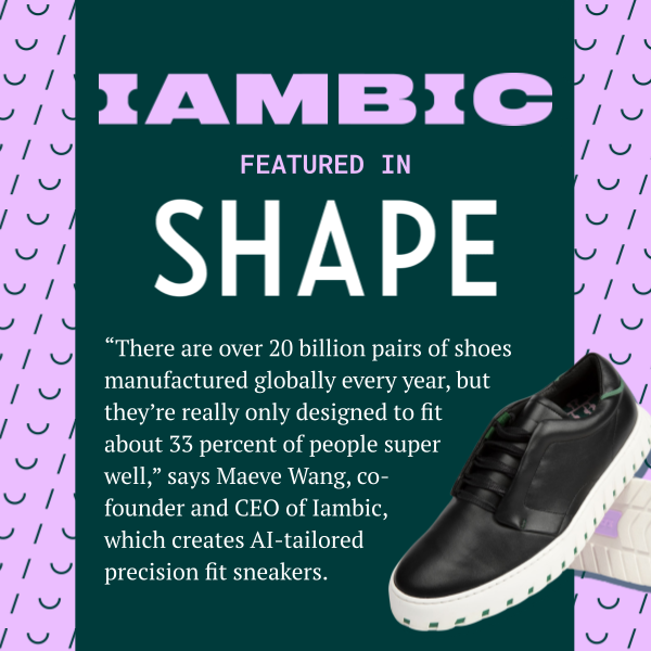 IAMBIC Custom-Fit Shoes Featured in Shape