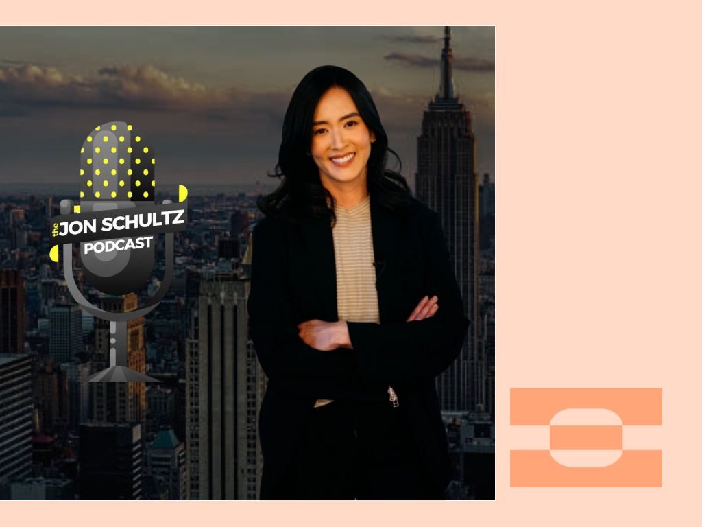 IAMBIC CEO Maeve Wang featured on The Jonathan Schultz Podcast discussing her journey building AI-tailored footwear and redefining comfort through technology.